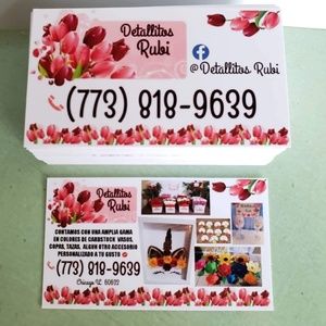 I Make designs for business cards, logos, ads,